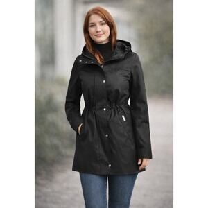 Hunter Women’s Water Wind Resistant Rain Cotton Jacket Nwt